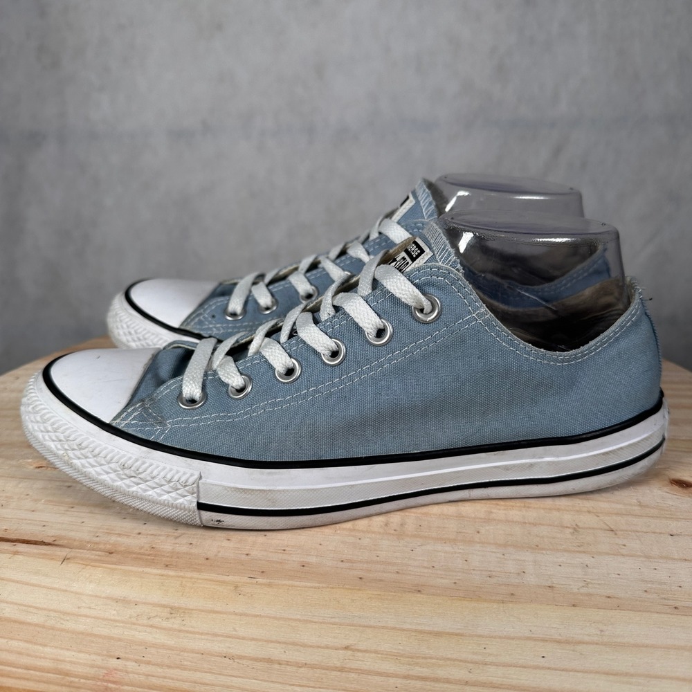Converse All Star Low Top Women Size 10 Blue Good Canvas Sneakers M9696 - Picture 9 of 16